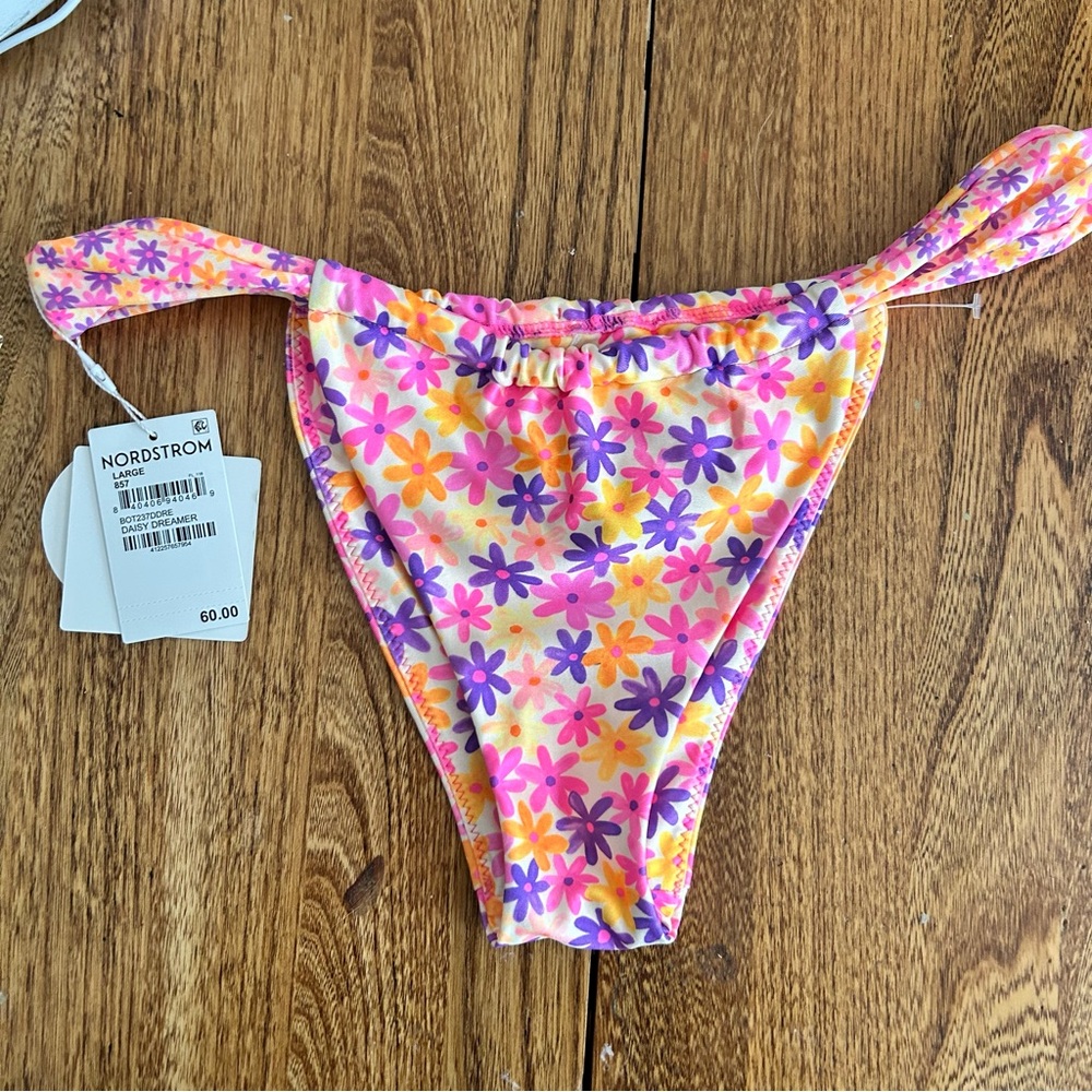 Kulani Kinis Daisy Dreamer Ruched Bikini Bottoms